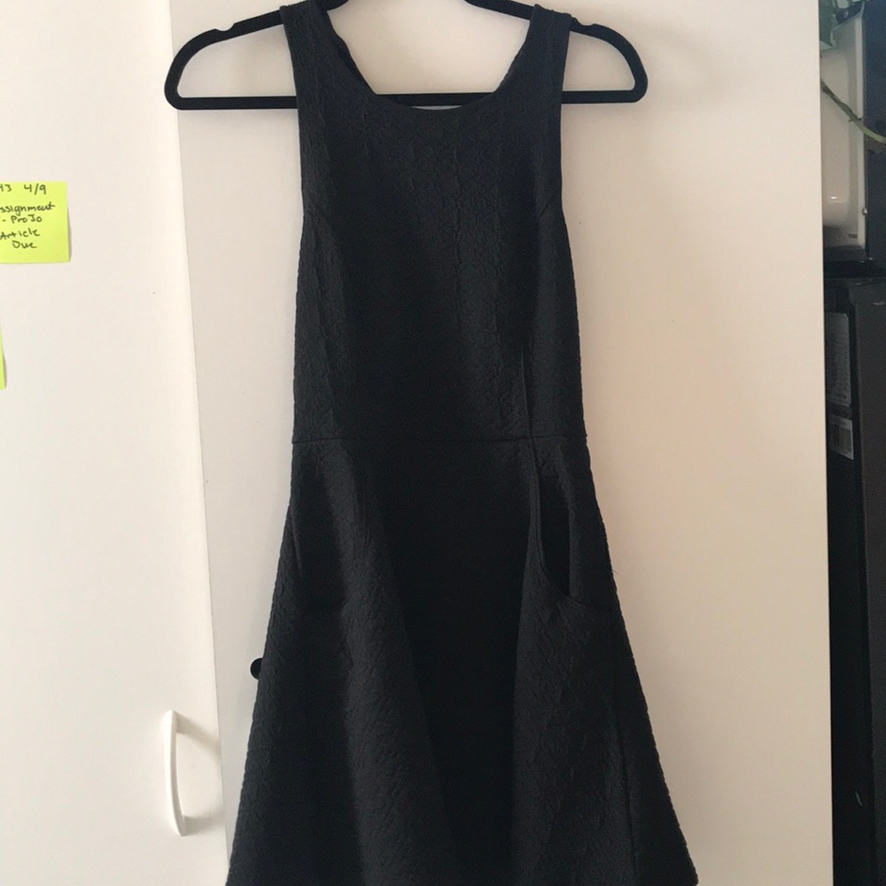 Silence & Noise cross back skater skirt dress